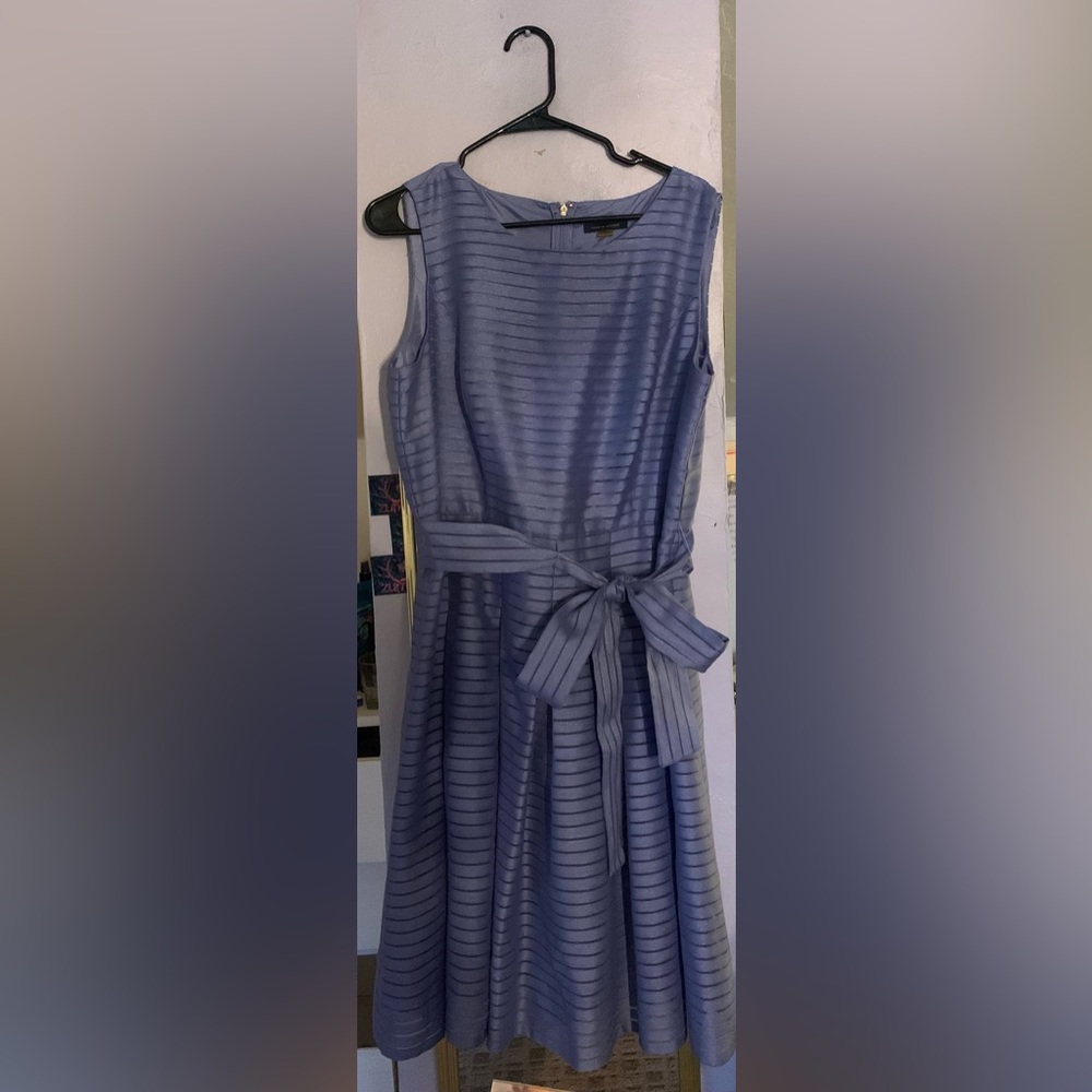 Blue Tommy Hilfiger dress, ribbed/striped